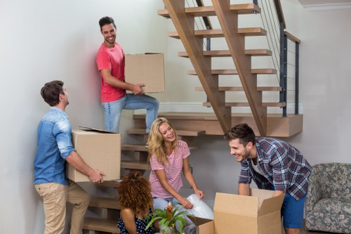 Organized storage space in Kentishtown for household items