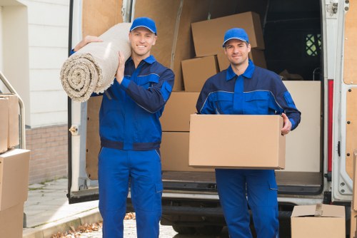 Large furniture items stored safely in a Kentishtown facility